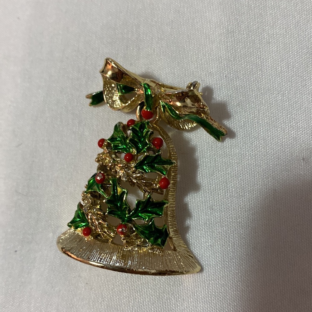Christmas bell brooches bundle of 3 - Picture 3 of 8